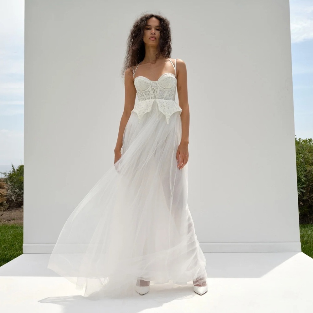 ❤️NEW w/tags For Love & Lemons Lily Dress in White | Size Small